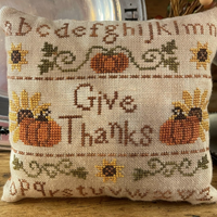 Give Thanks Sampler pillow
