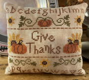 Give Thanks Sampler pillow
