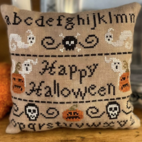 Happy Halloween Sampler pillow