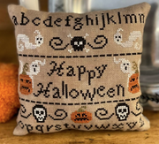 Happy Halloween Sampler pillow