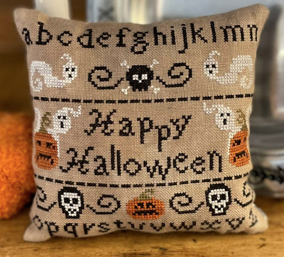 Happy Halloween Sampler pillow