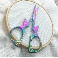 Iridescent Guitar Embroidery Scissors