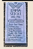 May Thy Needles Rest in Peace  A Series of Tombstone Angels  #2 Emma Stickt