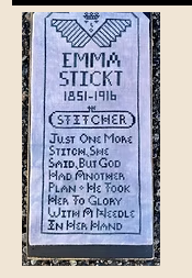 May Thy Needles Rest in Peace  A Series of Tombstone Angels  #2 Emma Stickt