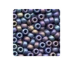 16611 Mill Hill Pony Beads- Frosted Jewel Tones