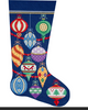 Elegant Ornaments Needlepoint Stocking Kit