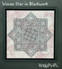Woven Star in Blackwork