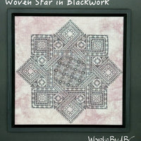 Woven Star in Blackwork