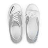 Men’s lace-up canvas shoes, silver