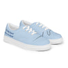 Men’s lace-up canvas shoes, blue