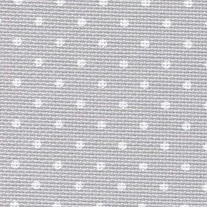 18 Count Grey with white petit points Aida