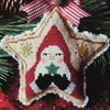 Santa Star Ornament