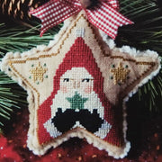 Santa Star Ornament