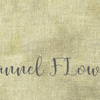 28 count Flannel Flower linen