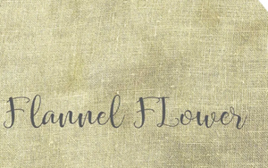 28 count Flannel Flower linen