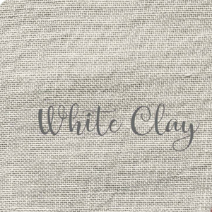 36 count White Clay linen