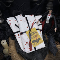 36 count Dracula's Wallpaper White Linen