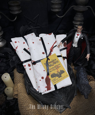 36 count Dracula's Wallpaper White Linen