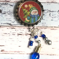 Vintage Christmas Dangle Needle Minder