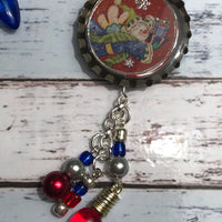 Vintage Christmas Dangle Needle Minder