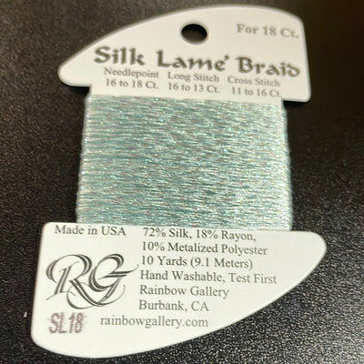 SL18 - Surf Blue Silk Lame