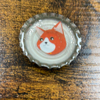 Cat Bottle Cap Needle Minder