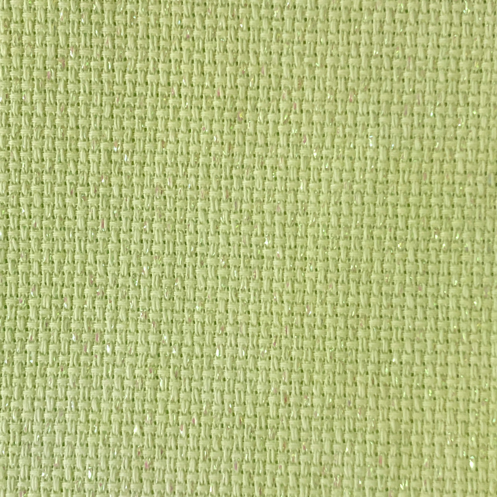 16 count Spring Green Opalescent Aida