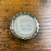Cat Bottle Cap Needle Minder