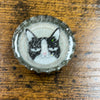 Cat Bottle Cap Needle Minder