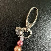 Pink Cross Scissor Charms